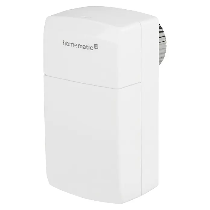 Homematic IP Heizkörper-Thermostat HmIP-eTRV-C-2 - M30 x 1,5 mm, Batteriebetrieben, Weiß - Homematic IP Schalt-Mess-Aktor für Steckdosen. Praktischer Aktor für intelligente Steuerung und Verbrauchsmessung von Geräten über die Steckdose.