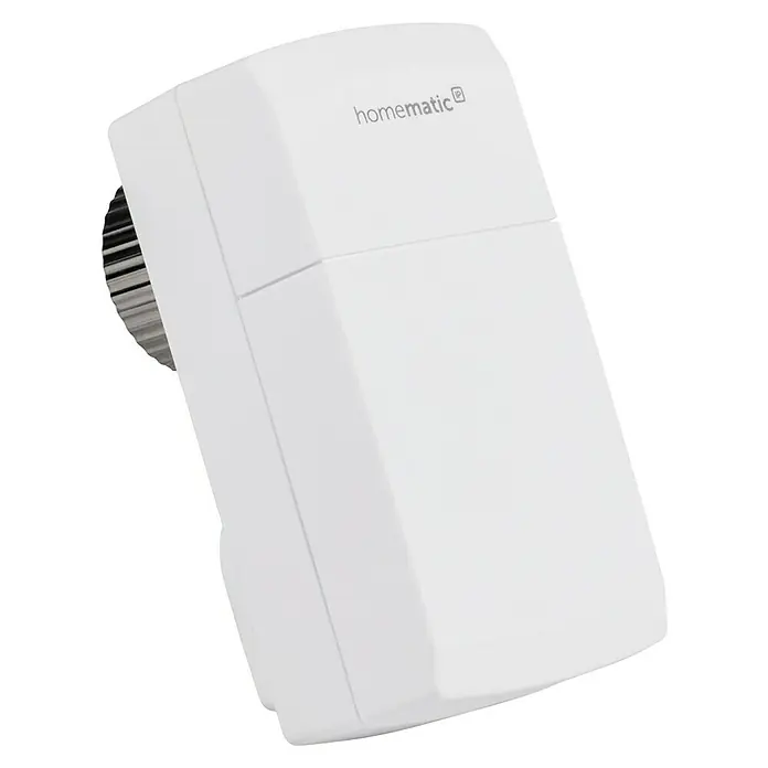 Homematic IP Heizkörper-Thermostat HmIP-eTRV-C-2 - M30 x 1,5 mm, Batteriebetrieben, Weiß - Ein weißer Homematic Heizkörperthermostat, ideal für die intelligente Steuerung der Raumtemperatur.
