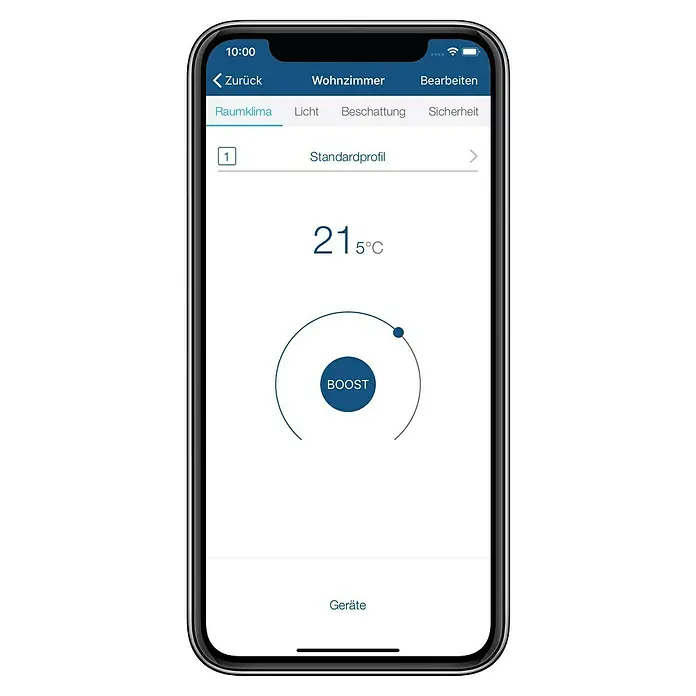Homematic IP Heizkörper-Thermostat HmIP-eTRV-C-2 - M30 x 1,5 mm, Batteriebetrieben, Weiß - Smartphone-App zur Steuerung der Raumtemperatur, Anzeige 21,5°C mit Boost-Funktion für optimales Raumklima.