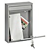 Portaferm Briefkasten PM 11 (75 x 215 x 315, Silber)