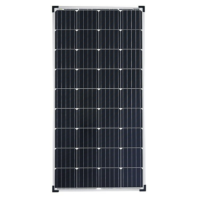 Offgridtec Solarmodul150 W, 12 V, Passend für: 12 V Systeme Front View