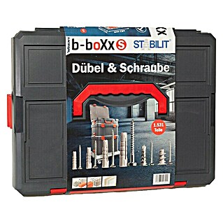 Stabilit Schrauben- & Dübelsortiment b-boXx (1.531 -tlg.)