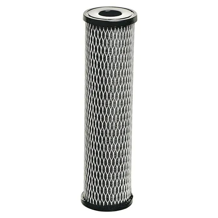 Wasserfilter - Passend für: Wasserfiltergehäuse 10 Zoll, Max. Fördermenge: 19 l/min - Wasserfilterpatrone mit Aktivkohle und Netzstruktur für sauberes Trinkwasser.