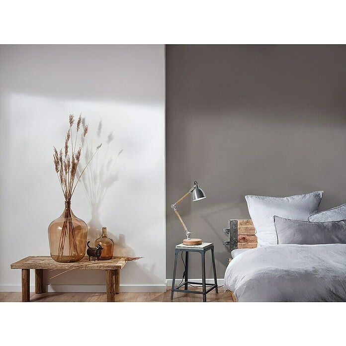 A.S. Création New Life Vliestapete mit leichter Schattierung (Taupe, Uni, 10,05 x 0,53 m) | BAUHAUS