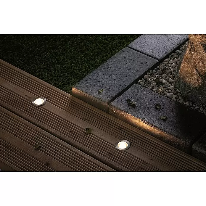Paulmann Link & Light Bodeneinbauleuchte - 0,6 W, Silber - Anwendungsbeispiel