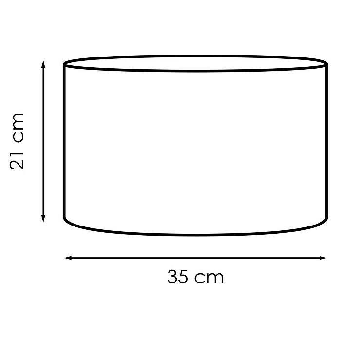 Lampenschirm (Durchmesser: 350 mm, Farbe: Rosa, Stoff)