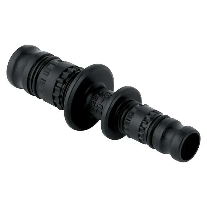 Geberit Mepla Press-Reduzierkupplung 623.650.00.5 - 26 x 16 mm - Schwarzer Verbinder mit Widerhaken für sichere Schlauchverbindungen. Ideal für Flüssigkeits- oder Luftleitungen.