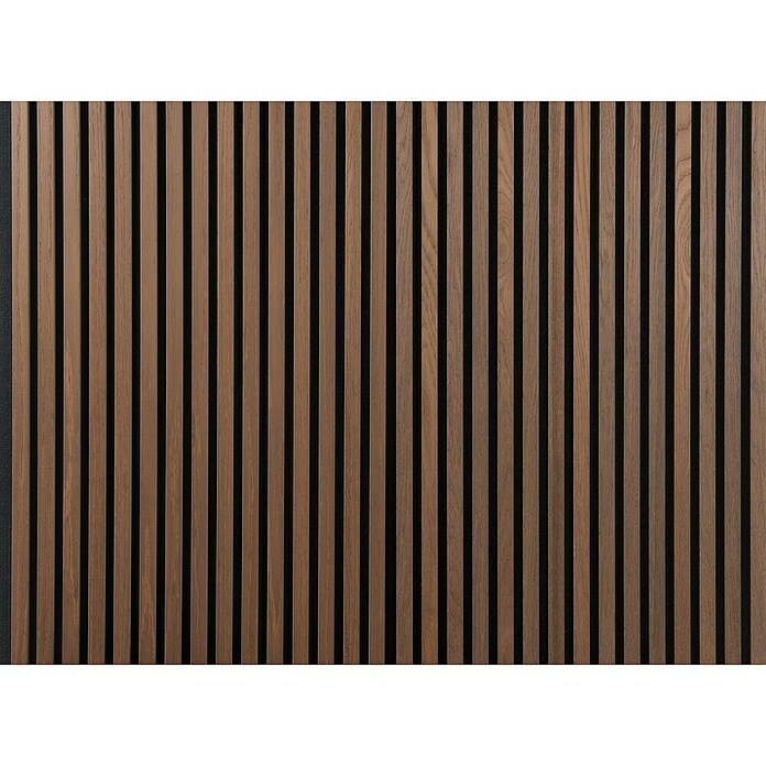FibroTech Akustični panel Premium  (Dimljen hrast, 2.440 x 605 x 22 mm) | Akustične plošče | Zvočna izolacija | Izolacija | Gradbeni material | Izdelki | BAUHAUS