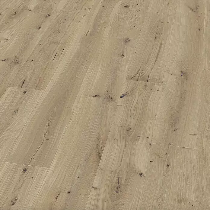 Parkettmuster Eiche Inntal rustikal - 300 x 190 x 14 mm, Landhausdiele - Detailaufnahme