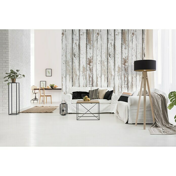 SanDesign Alu-Verbundplatte100 x 250 cm, Vintage Wood Mood Shot