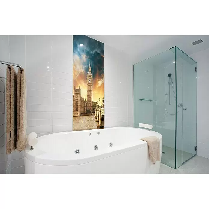 SanDesign Acryl-Verbundplatte - 100 x 250 cm, London Tower - Stimmungsaufnahme
