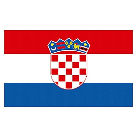 Flagge Kroatien (45 x 30 cm, Polyester)