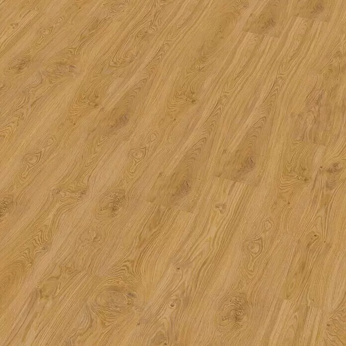 Corklife Freestyle Korkboden - Oak Natur, Landhausdiele, 1.220 x 185 x 8,5 mm - Heller Holzfußboden mit natürlicher Maserung und sichtbaren Ästen, diagonal verlegt für eine robuste Oberfläche.
