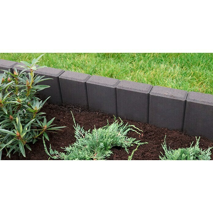 Mauerstein C-Line Block30 x 15 x 7,5 cm, Anthrazit, Beton Use Shot