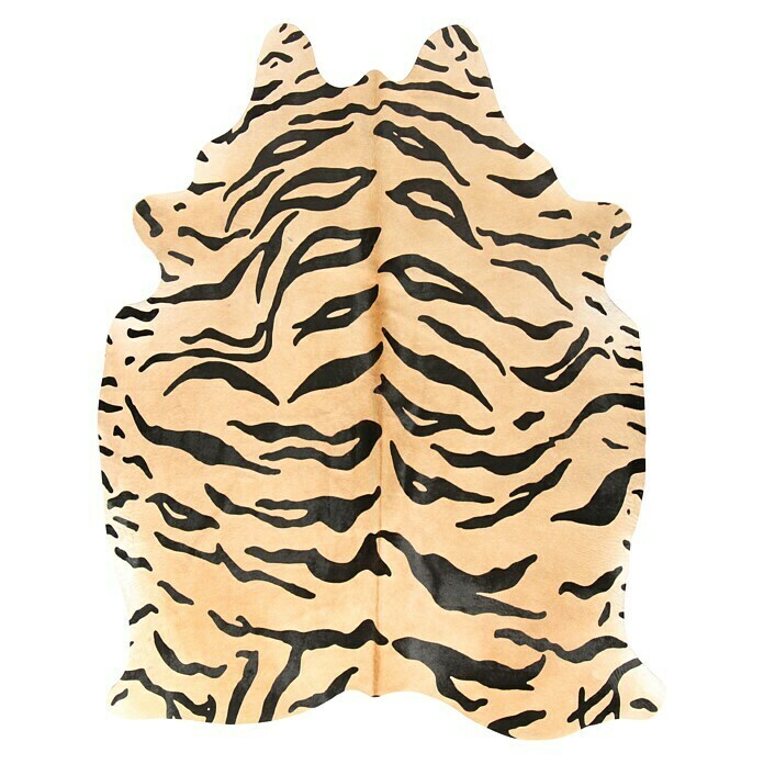 Esbeco Deko-Kuhfell (Tiger, 100 % Echtfell, Fläche ca.: 3 m² - 4 m²)