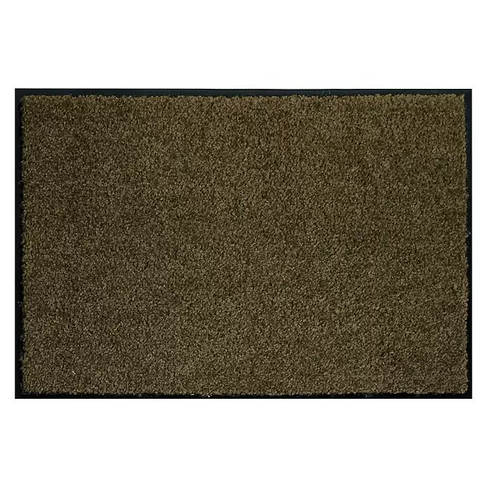 Astra Estera atrapapolvo Diamante - Rojo, 150 x 90 cm, Material capa útil: 100 % poliamida - Un felpudo verde oliva con textura peluda y borde negro.