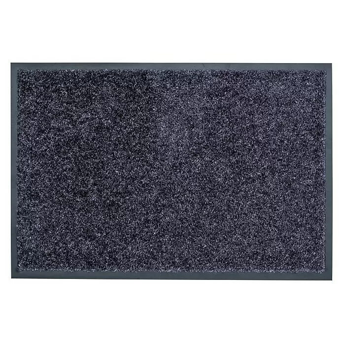 Astra Estera atrapapolvo Diamante - Rojo, 150 x 90 cm, Material capa útil: 100 % poliamida - Felpudo rectangular gris oscuro con superficie texturizada y borde de goma.