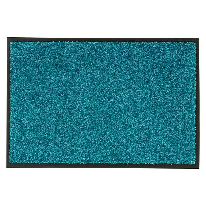 Astra Estera atrapapolvo Diamante - Rojo, 150 x 90 cm, Material capa útil: 100 % poliamida - Felpudo rectangular azul peludo con borde negro.