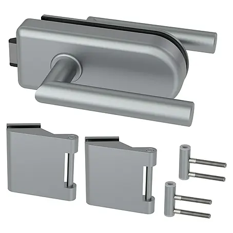 Diamond Doors Glastürbeschlag Sky UV Alu