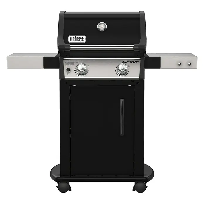 Weber Barbacoa de gas Spirit E-215 GBS - Superficie de la parrilla (An x Pr): 52 x 45 cm, Número de quemadores: 2 - La barbacoa de gas Weber Spirit con dos quemadores y un práctico armario inferior. Ideal para los maestros de la parrilla que valoran la calidad.