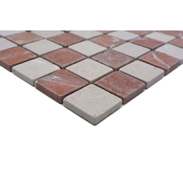 Mosaikfliese Quadrat MOS 32/1513R (30,5 x 30,5 cm, Beige, Matt)