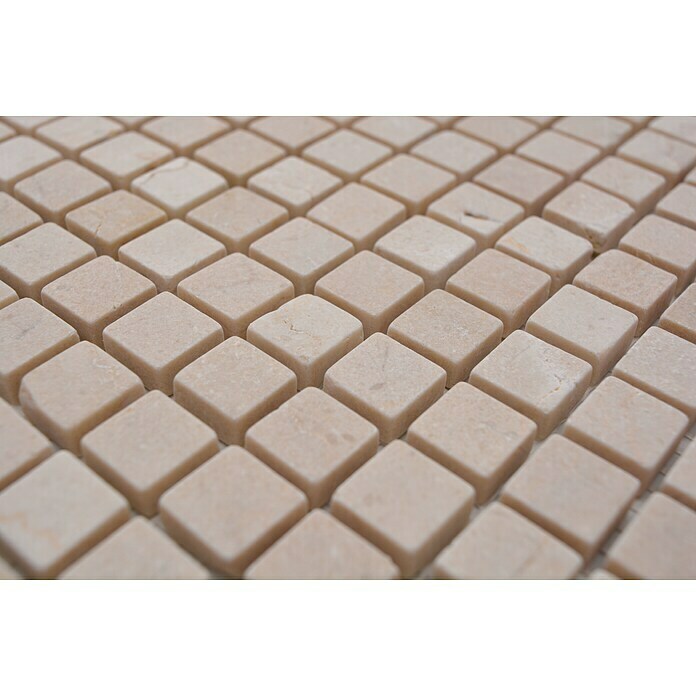 Mosaikfliese Quadrat Uni MOS 15/13R (30,5 x 32,2 cm, Beige, Matt)