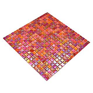 Mozaik pločica Quadrat Mix GM MRY 933 (31,7 x 31,7 cm, Crvene boje, Sjaj)