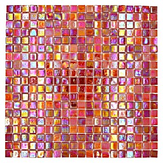 Mosaikfliese Quadrat Mix GM MRY 933 (Rot)