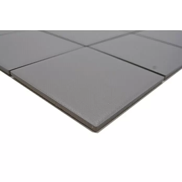 Mosaikfliese Quadrat RAT 900 - 29,8 x 29,8 cm, Grau, Matt - Detailaufnahme