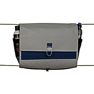 Blue Performance Relingtasche Deluxe (L x B x T: 400 x 320 x 120 mm, Grau/Blau, 2 Seitentaschen)