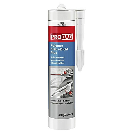 Probau Kleb- & Dichtmasse (Weiß, 290 ml)