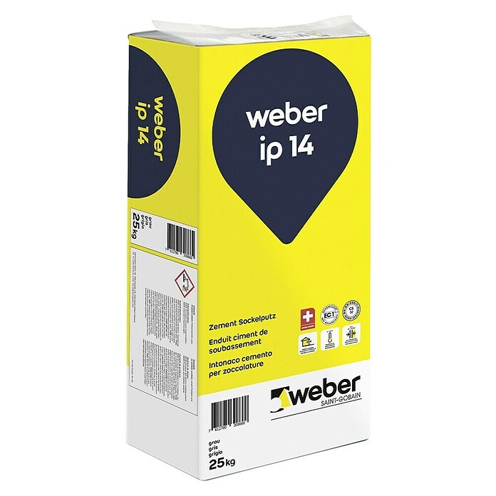 Weber ip 14 Crépi de soubassement 