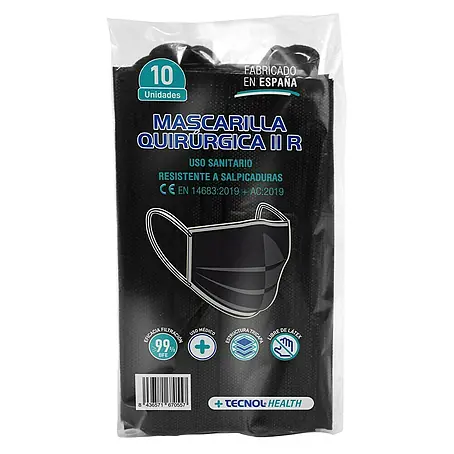 Mascarilla de protección respiratoria quirúrgica
