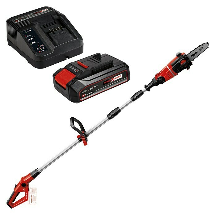 Einhell Power X-Change 18V Maschinenpaket (Akku-Hochentaster GE-LC 18 Li T-Solo + Starter-Kit (-50%)) | BAUHAUS