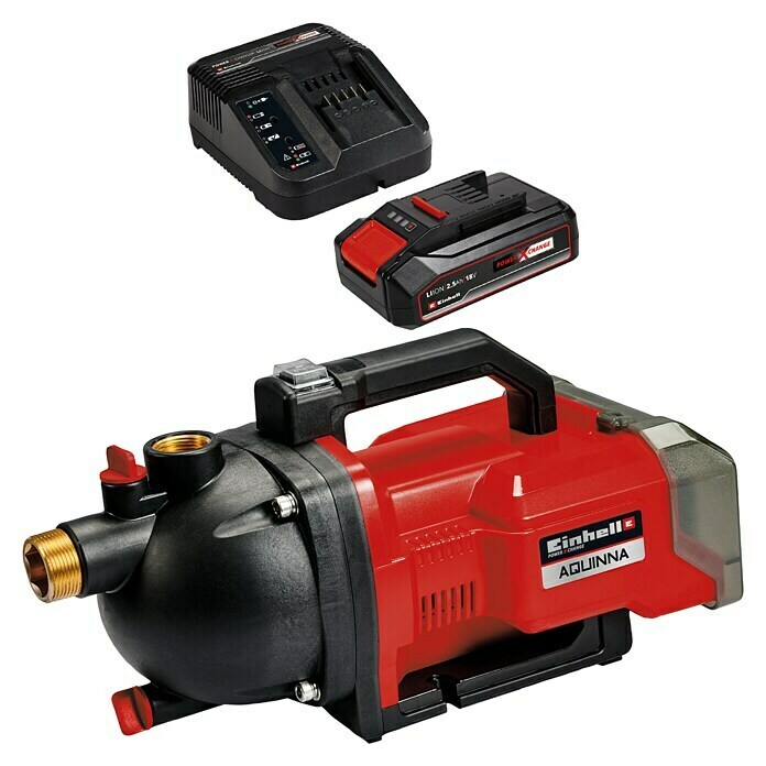 Einhell Power X-Change 18V Maschinenpaket (Akku-Gartenpumpe AQUINNA 36/30 + Starter-Kit (-50%)) | BAUHAUS