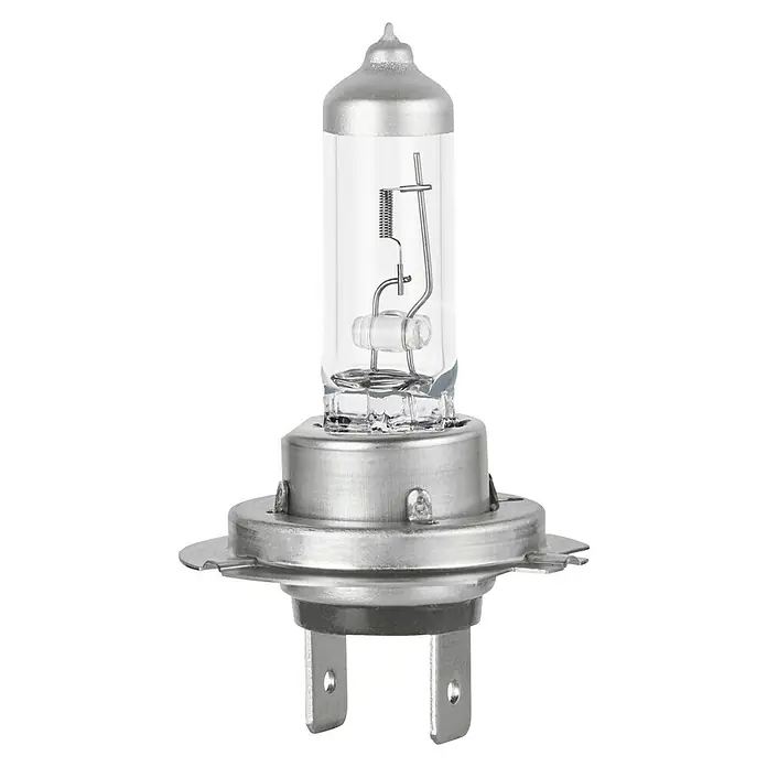 Formula 1® Hauptscheinwerfer-Lampen CL750 - H7, 2 Stk. - Abbildung einer H4-Halogenlampe, die für ihre Helligkeit und ihren klaren Lichtstrahl in Fahrzeugscheinwerfern bekannt ist.