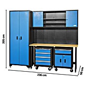 Güde Werkbank (Arbeitshöhe: 205 cm, Blau/Schwarz) | BAUHAUS