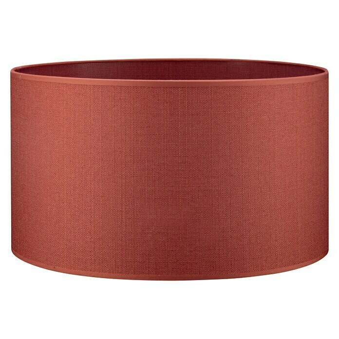 Home Sweet Home Lampenschirm Canvas (40 cm, Spanish Red, Baumwolle, Rund)