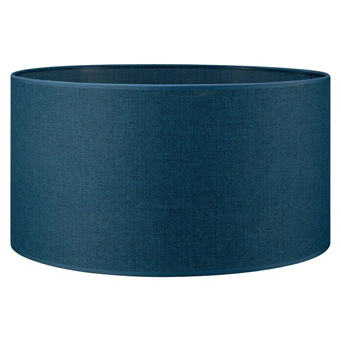 Home Sweet Home Lampenschirm Canvas (45 cm, Marineblau, Baumwolle, Rund)