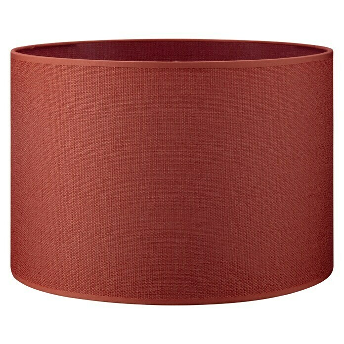 Home Sweet Home Lampenschirm Canvas (30 cm, Spanish Red, Baumwolle, Rund)