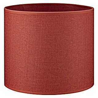 Home Sweet Home Lampenschirm Canvas (20 cm, Spanish Red, Baumwolle, Rund)