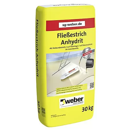 SG Weber  Fließestrich Anhydrit