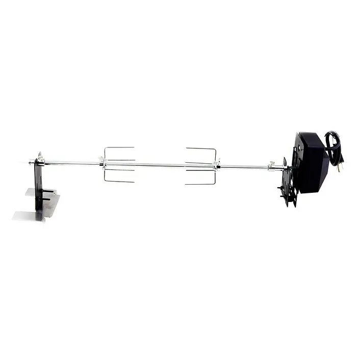 Char-Broil Drehspieß - Länge: 70 cm - Produktabbildung eines Grillspießes mit Motor, ideal für die Zubereitung von köstlichem Grillgut.