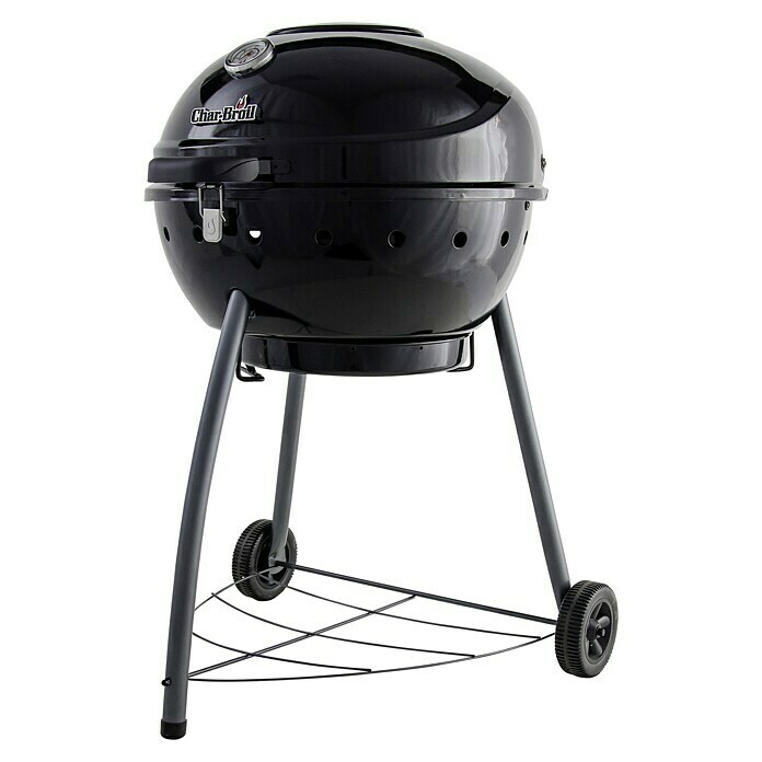 Char-Broil Kugelgrill KettlemanSchwarz, Hauptgrillfläche: Ø 52 cm Diagonal View