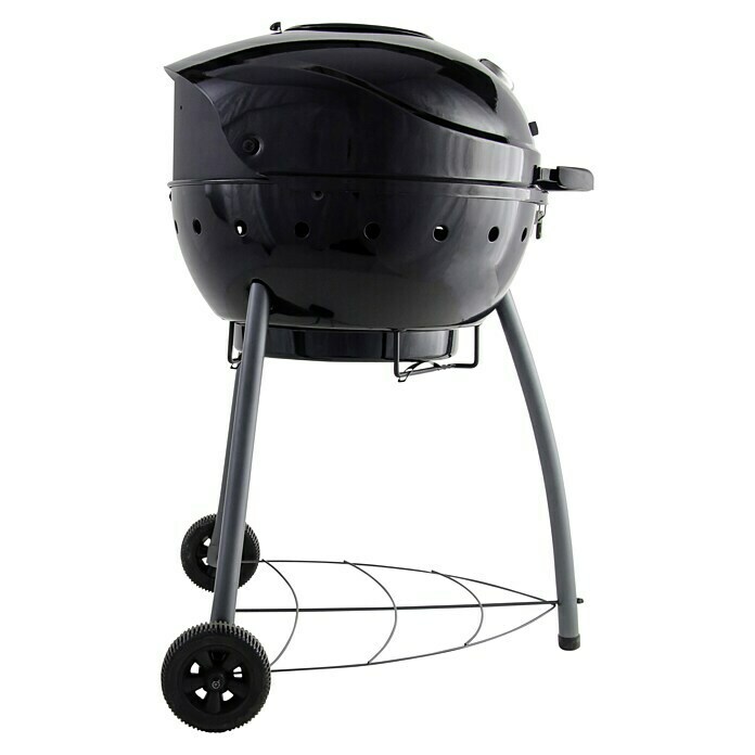 Char-Broil Kugelgrill KettlemanSchwarz, Hauptgrillfläche: Ø 52 cm Left Side View