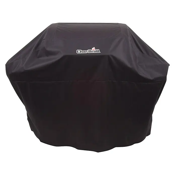 Char-Broil Grill-SchutzhüllePolyester, Passend für: Char-Broil 3 & 4-Brenner Gasgrills - Schwarze Char-Broil-Grillabdeckung schützt den Grill vor Witterungseinflüssen und hält ihn sauber und einsatzbereit.