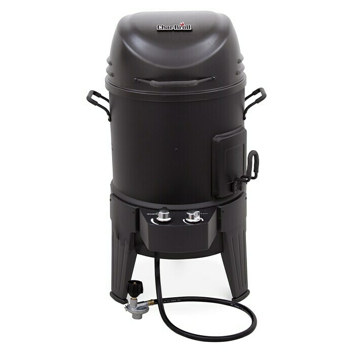 Char-Broil Gasgrill-Smoker The Big EasyAnzahl Brenner: 1, Hauptgrillfläche: Ø 38,5 cm, 5,3 kW Front View