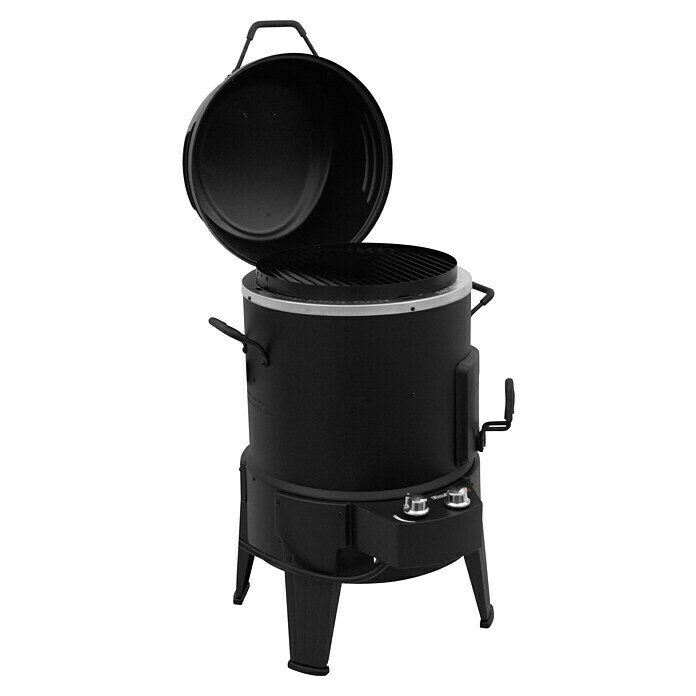 Char-Broil Gasgrill-Smoker The Big EasyAnzahl Brenner: 1, Hauptgrillfläche: Ø 38,5 cm, 5,3 kW Diagonal View