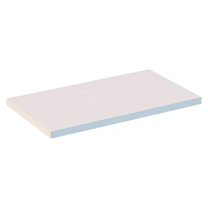 Artysan Encimera para lavabo Top - L x An x Al: 40 x 71 x 3 cm, Blanco seda - Encimera rectangular blanca. El producto es sencillo y moderno, perfecto para cocina y baño.