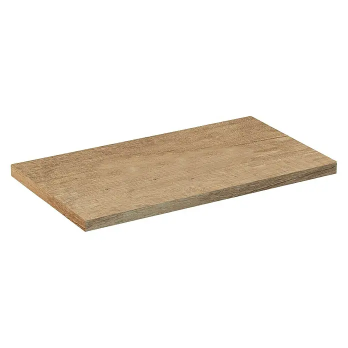 Artysan Encimera para lavabo Top - L x An x Al: 40 x 71 x 3 cm, Nature - Tablero de madera rectangular con veta visible, ideal para proyectos de diseño interior y la fabricación de muebles creativos.